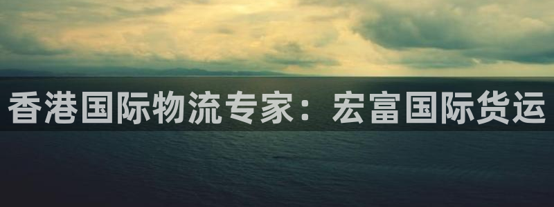 尊龙旗舰app：香港国际物流专家：宏富国际货运