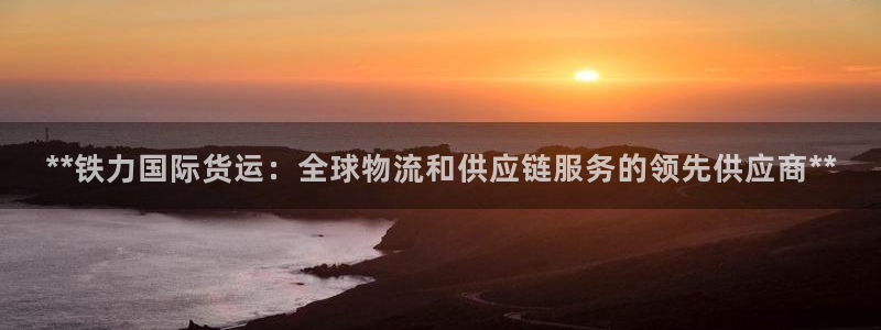 Z6尊龙凯时官方：**铁力国际货运：全球物流和供应链服务
