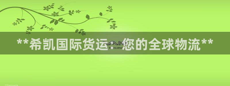 尊龙凯时人生就博官网登录：**希凯国际货运：您的全球物流