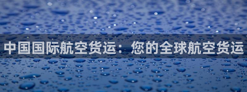 尊龙实业：中国国际航空货运：您的全球航空货运