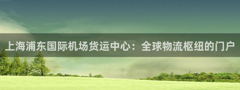 尊龙凯时 人生就是搏首页：上海浦东国际机场货运中心：全球
