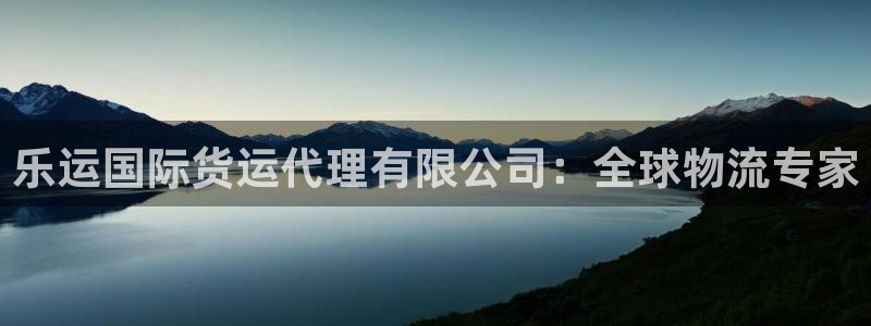 尊龙凯时返现：乐运国际货运代理有限公司：全球物流专家