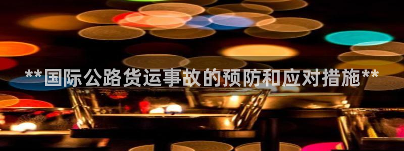 尊龙d88手机app免费下载：**国际公路货运事故的预防